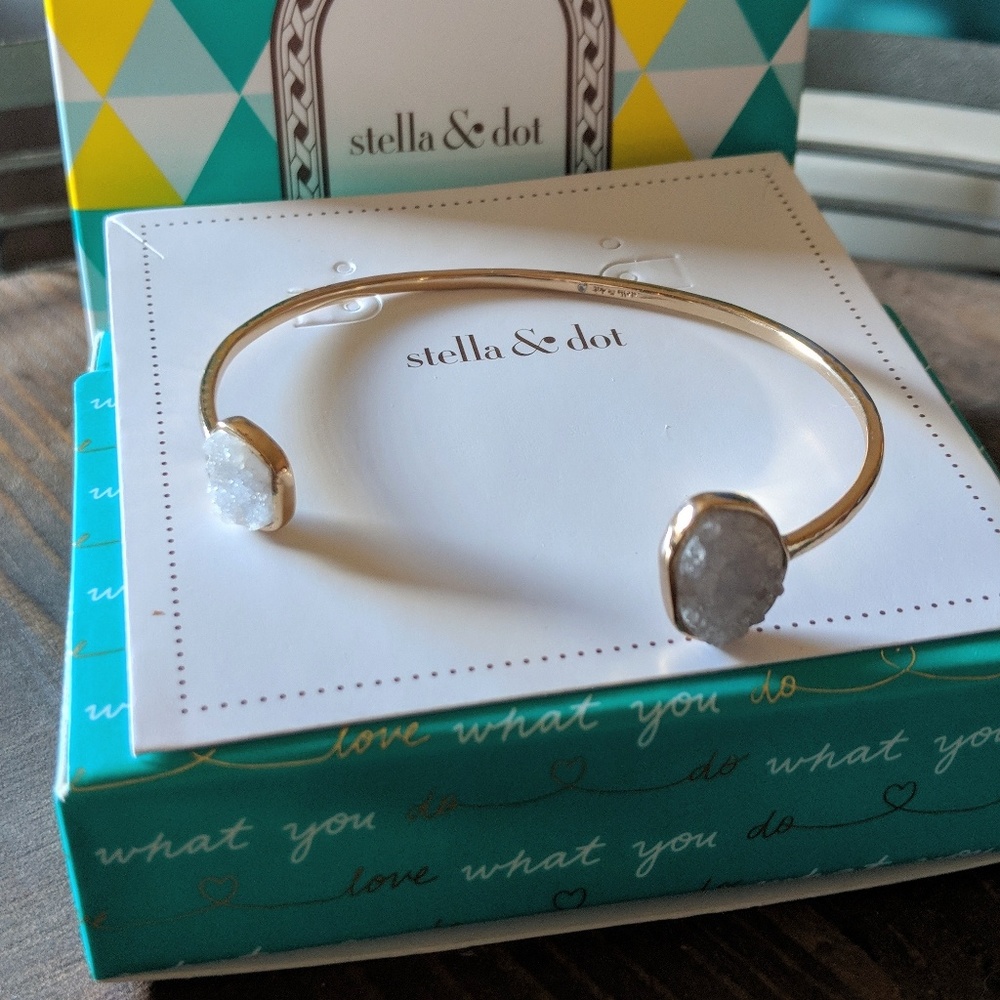 Stella and Dot Open Druzy Cuff